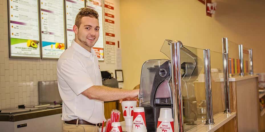 Fast food restaurant, counter