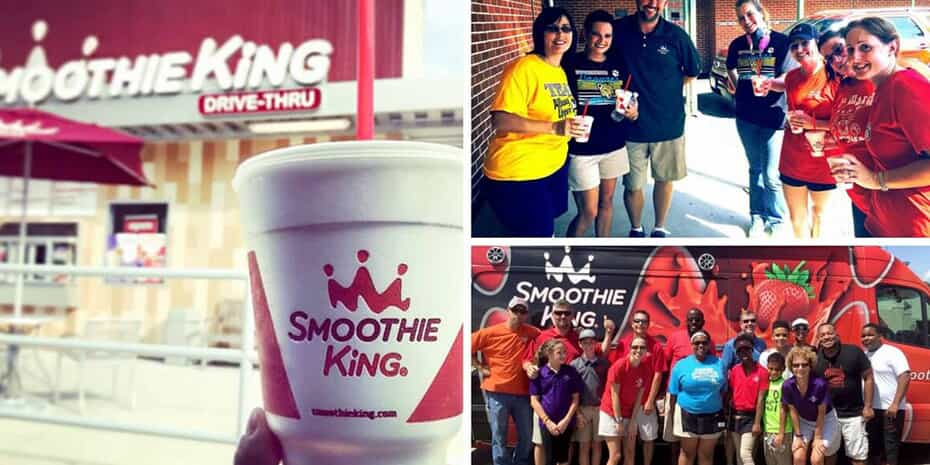 Smoothie king franchisee - Gives back - Local schools.