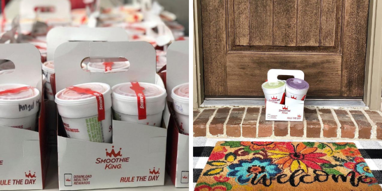 A doormat featuring a bottle of Coca Cola.