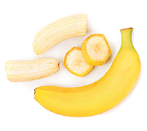 A bunch of bananas, perfect for a smoothie shop