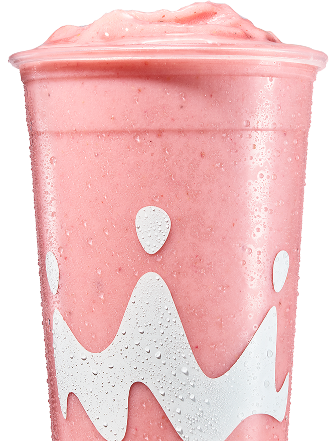 New Pink Smoothie in cup