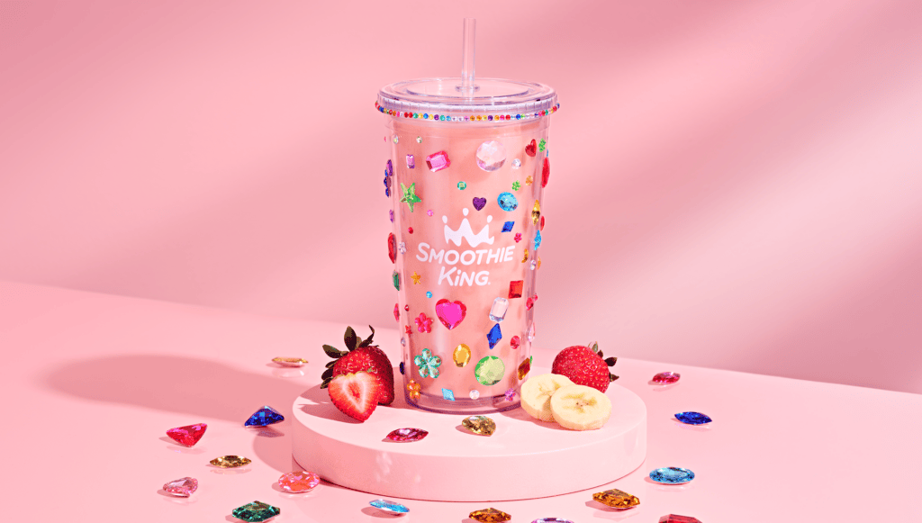 Protein Gets Bedazzled: Smoothie King Launches the Delicious & Nutritious Pretty, Pretty Protein Smoothie in a Limited-Edition Bedazzled Cup Protein Gets Bedazzled: Smoothie King Launches the Delicious & Nutritious Pretty, Pretty Protein Smoothie in a Limited-Edition Bedazzled Cup