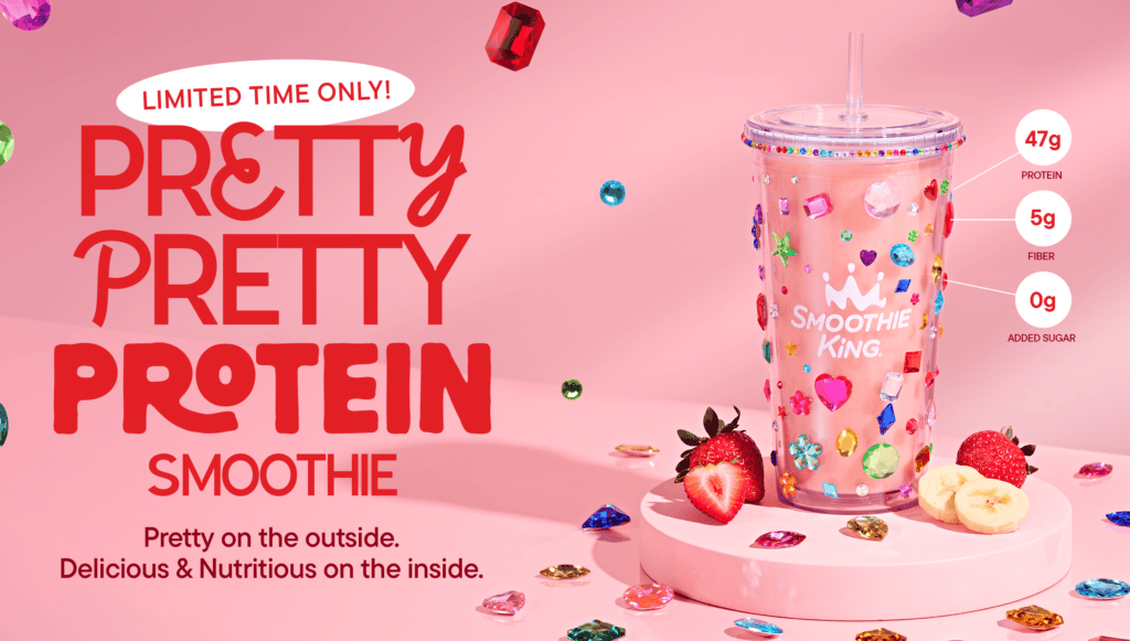 Protein Gets Bedazzled: Smoothie King Launches the Delicious & Nutritious Pretty, Pretty Protein Smoothie in a Limited-Edition Bedazzled Cup – CORRECTION